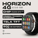 SmartWatch Horizon Celular de Pulso 4G | 2Gb de Ram e 16Gb de Armazenamento + PULSEIRA GRÁTIS