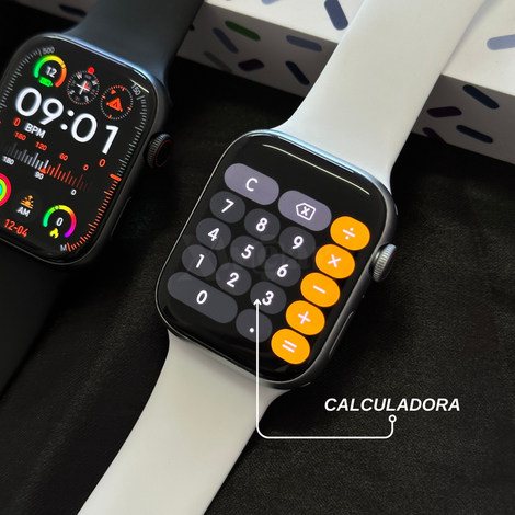 SmartWatch W99 - Série 9 45mm E armazenamento Interno  + PULSEIRA GRÁTIS