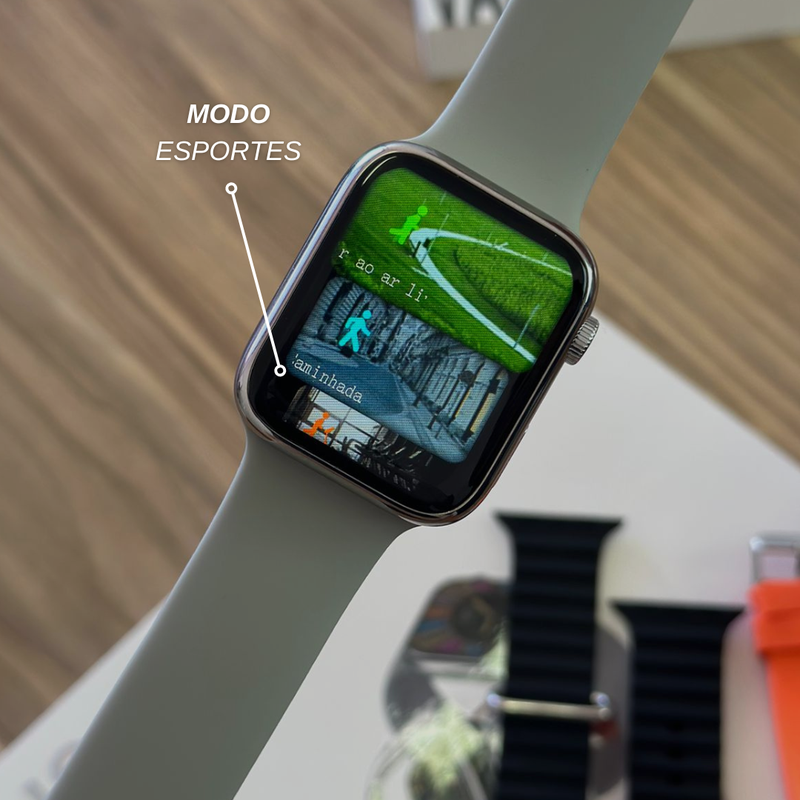 SmartWatch H9 - Com Capa protetora e 3 Pulseiras GRÁTIS