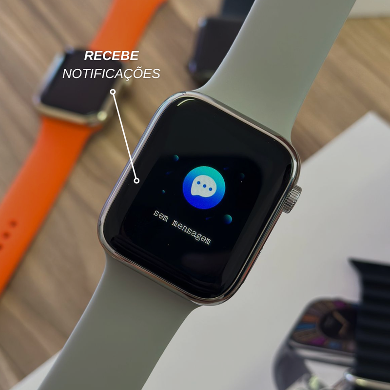 SmartWatch H9 - Com Capa protetora e 3 Pulseiras GRÁTIS