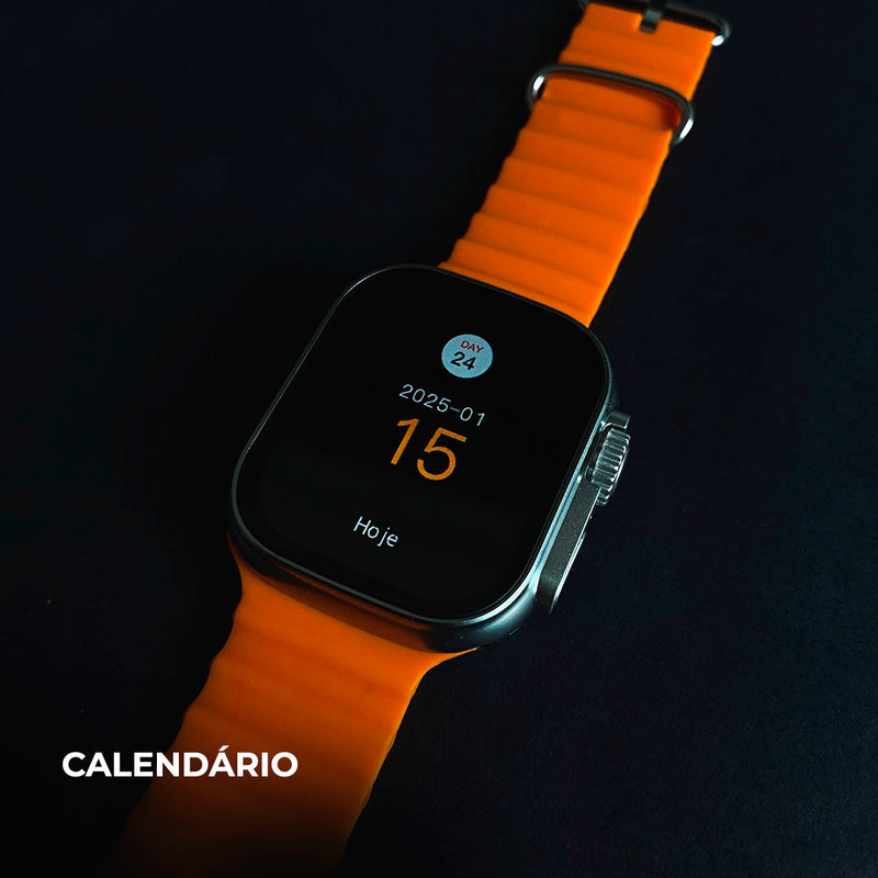 Smartwatch WS-79 Ultra 2 + Kit com 3 Pulseiras GRÁTIS