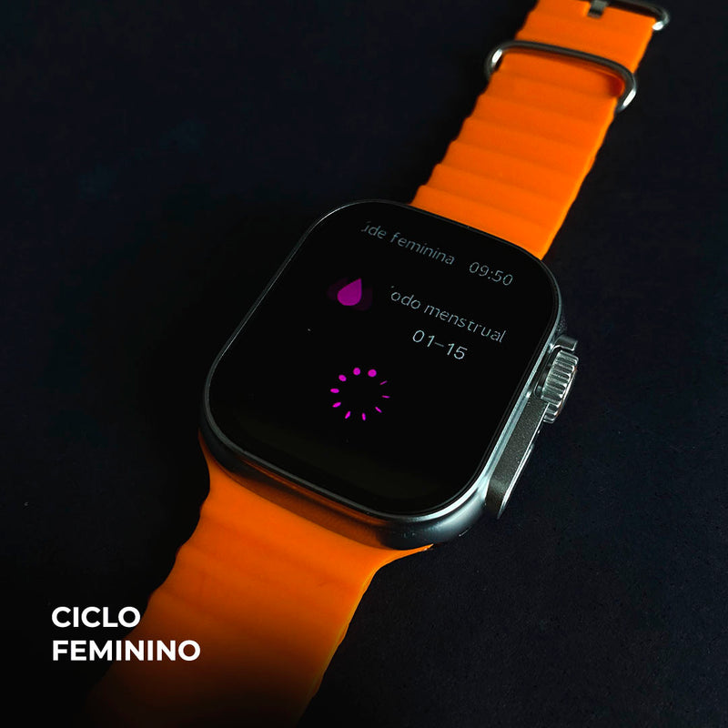 Smartwatch WS-79 Ultra 2 + Kit com 3 Pulseiras GRÁTIS