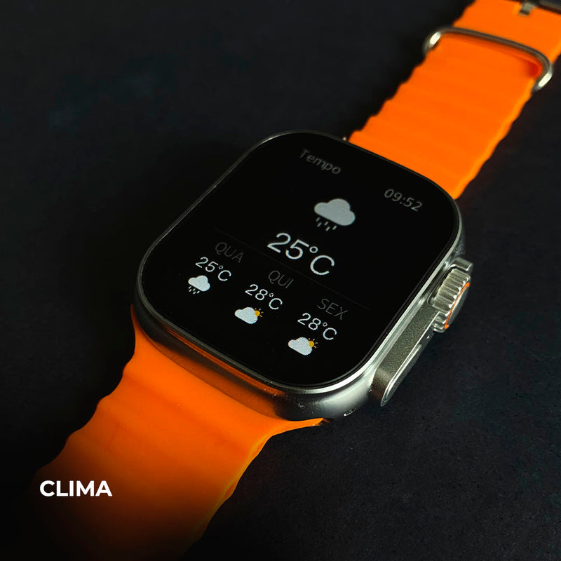 Smartwatch WS-79 Ultra 2 + Kit com 3 Pulseiras GRÁTIS