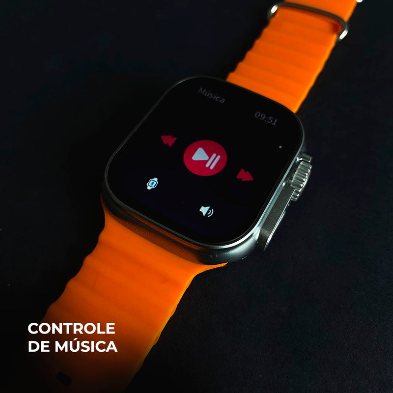 Smartwatch WS-79 Ultra 2 + Kit com 3 Pulseiras GRÁTIS