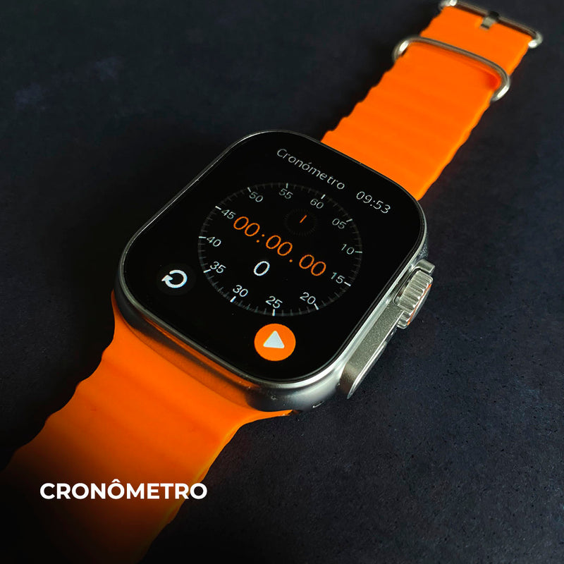 Smartwatch WS-79 Ultra 2 + Kit com 3 Pulseiras GRÁTIS