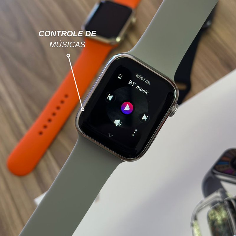 SmartWatch H9 - Com Capa protetora e 3 Pulseiras GRÁTIS