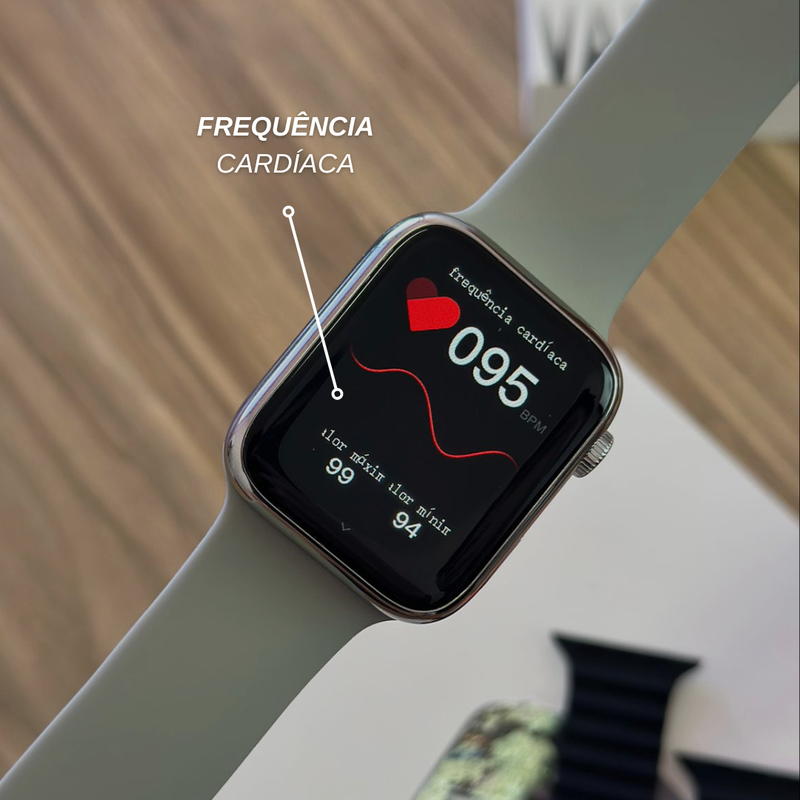 SmartWatch H9 - Com Capa protetora e 3 Pulseiras GRÁTIS