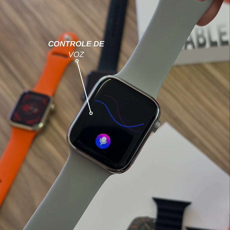 SmartWatch H9 - Com Capa protetora e 3 Pulseiras GRÁTIS