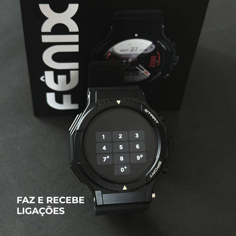 SmartWatch Fênix  À Prova D'água 1ATM  Conexão C/ Strava  | Esportivo + PULSEIRA GRÁTIS