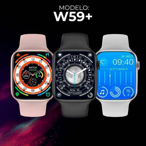 SmartWatch W59+ - Amoled 47mm + PULSEIRA GRÁTIS