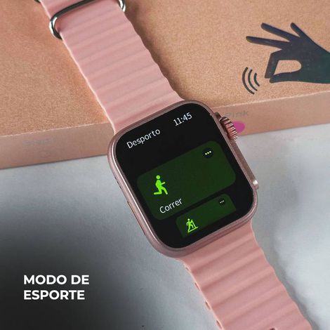 Smartwatch WS26 Dual Touch + Kit com 4 Pulseiras GRÁTIS
