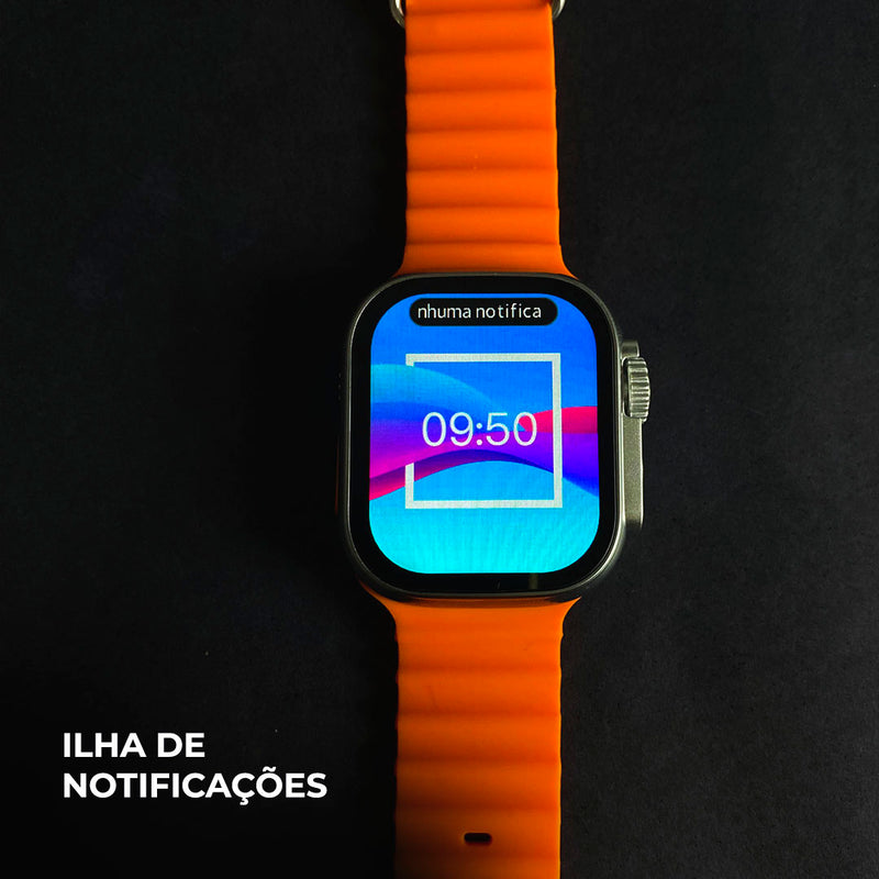 Smartwatch WS-79 Ultra 2 + Kit com 3 Pulseiras GRÁTIS