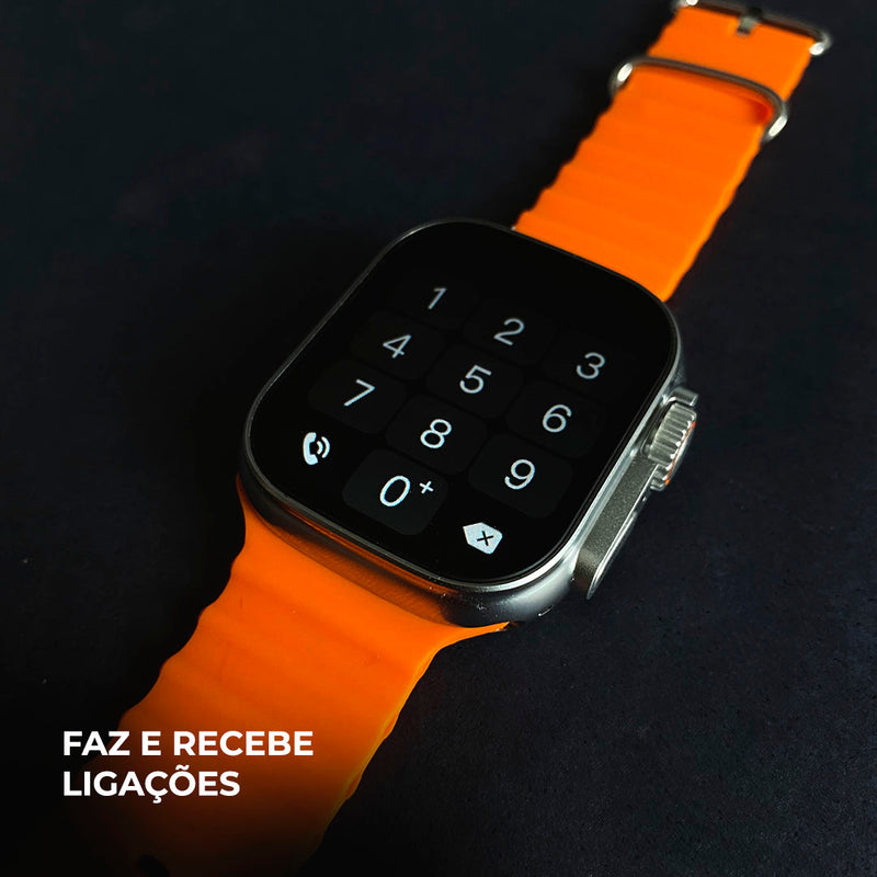 Smartwatch WS-79 Ultra 2 + Kit com 3 Pulseiras GRÁTIS