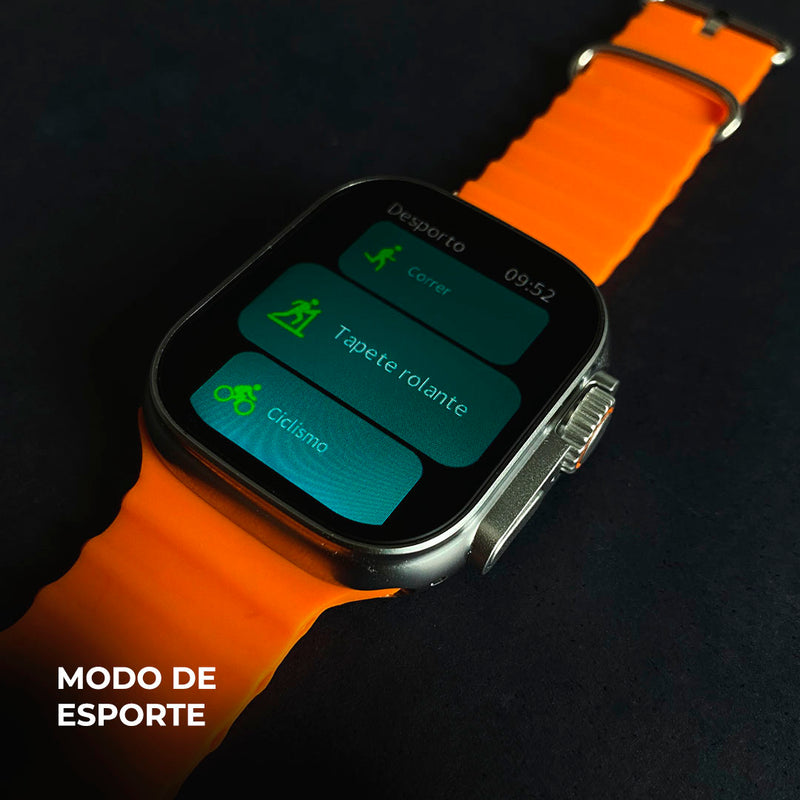 Smartwatch WS-79 Ultra 2 + Kit com 3 Pulseiras GRÁTIS
