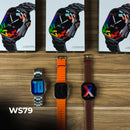 Smartwatch WS-79 Ultra 2 + Kit com 3 PULSEIRAS GRÁTIS