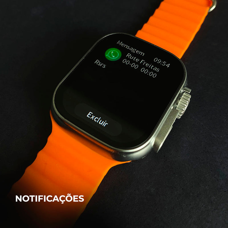 Smartwatch WS-79 Ultra 2 + Kit com 3 Pulseiras GRÁTIS