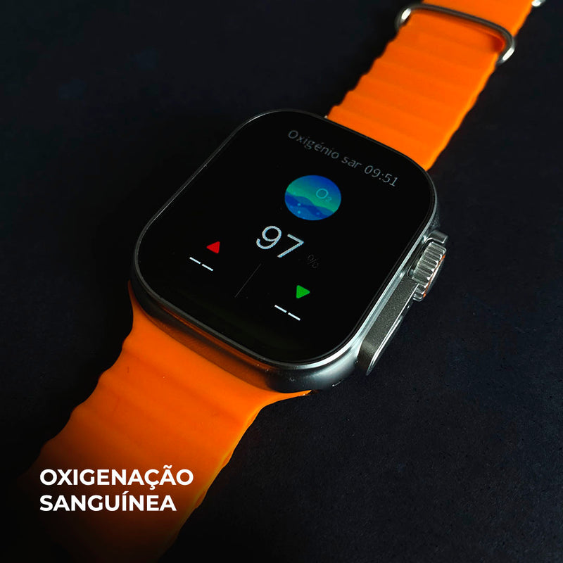Smartwatch WS-79 Ultra 2 + Kit com 3 Pulseiras GRÁTIS