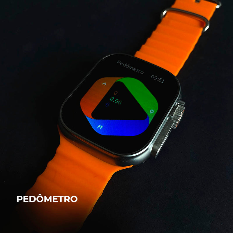 Smartwatch WS-79 Ultra 2 + Kit com 3 Pulseiras GRÁTIS