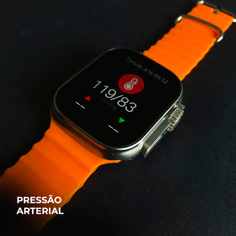 Smartwatch WS-79 Ultra 2 + Kit com 3 Pulseiras GRÁTIS
