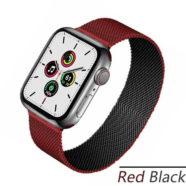 PULSEIRA DE MALHA METÁLICA 42 MM / 44 MM / 45 MM / 49 MM