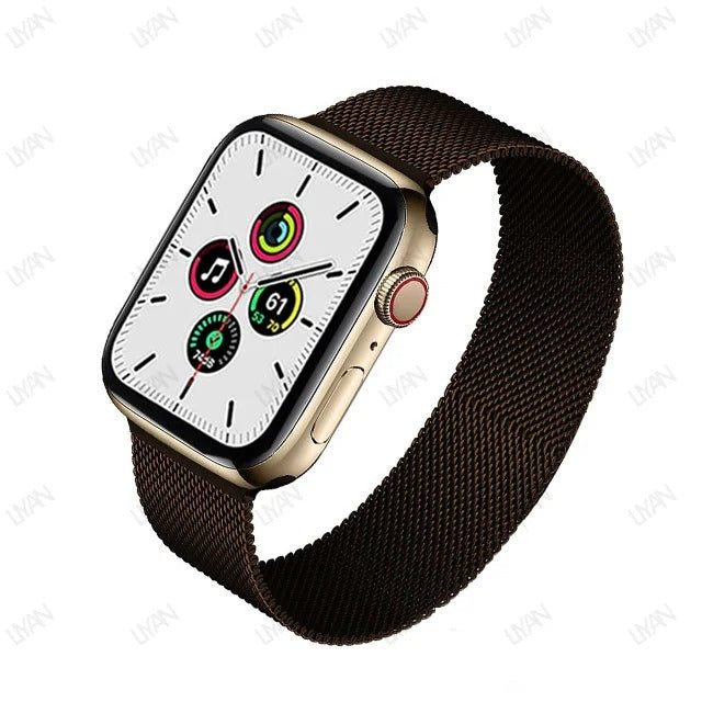 PULSEIRA DE MALHA METÁLICA 42 MM / 44 MM / 45 MM / 49 MM