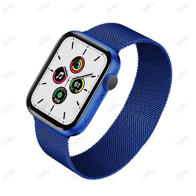 PULSEIRA DE MALHA METÁLICA 42 MM / 44 MM / 45 MM / 49 MM