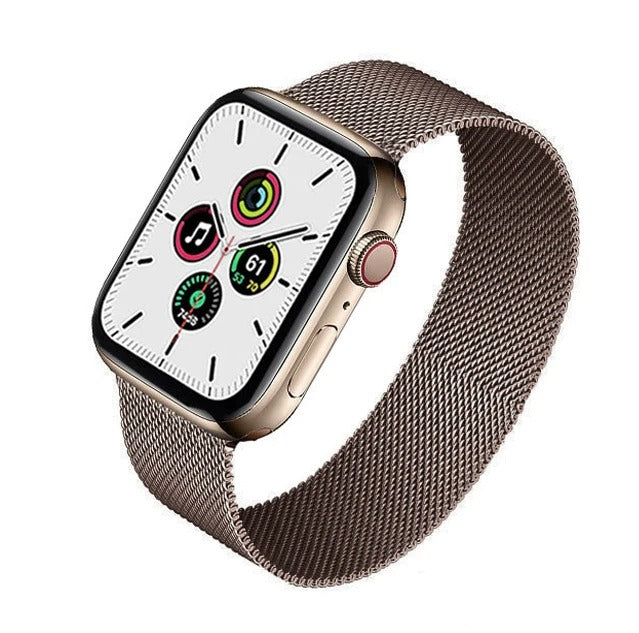 PULSEIRA DE MALHA METÁLICA 42 MM / 44 MM / 45 MM / 49 MM