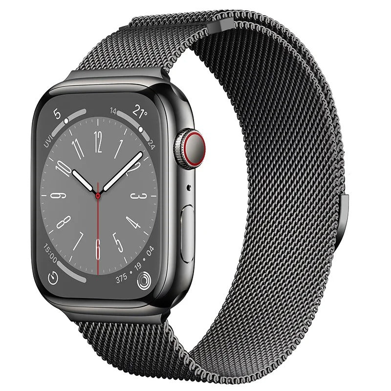 PULSEIRA DE MALHA METÁLICA 42 MM / 44 MM / 45 MM / 49 MM