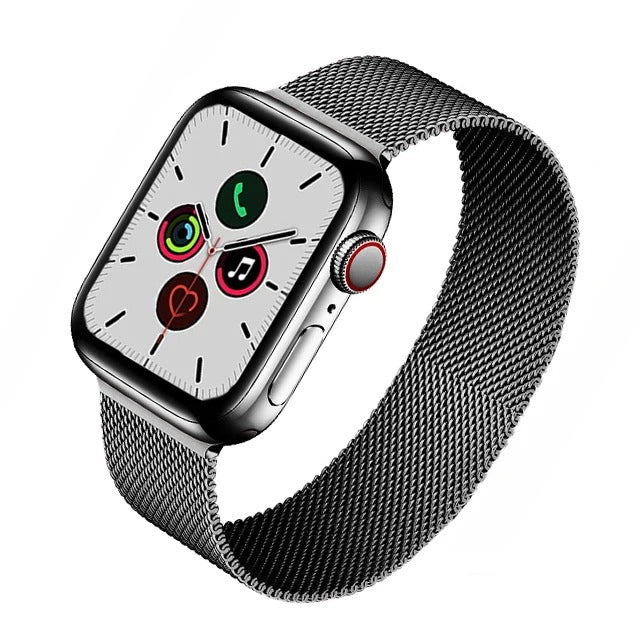 PULSEIRA DE MALHA METÁLICA 42 MM / 44 MM / 45 MM / 49 MM
