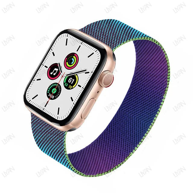 PULSEIRA DE MALHA METÁLICA 42 MM / 44 MM / 45 MM / 49 MM