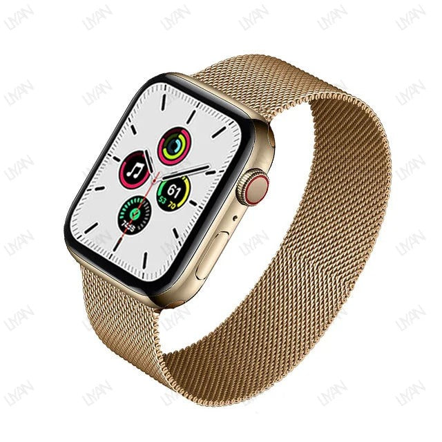 PULSEIRA DE MALHA METÁLICA 42 MM / 44 MM / 45 MM / 49 MM