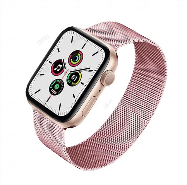 PULSEIRA DE MALHA METÁLICA 42 MM / 44 MM / 45 MM / 49 MM