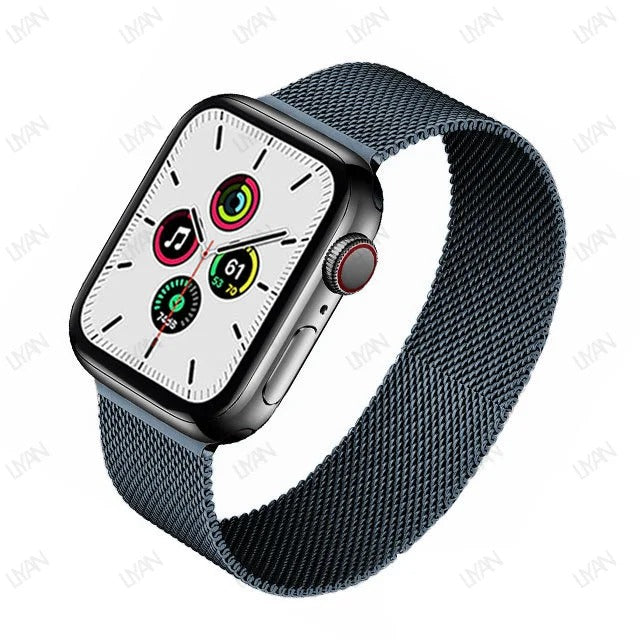 PULSEIRA DE MALHA METÁLICA 42 MM / 44 MM / 45 MM / 49 MM