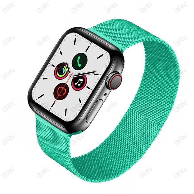 PULSEIRA DE MALHA METÁLICA 42 MM / 44 MM / 45 MM / 49 MM